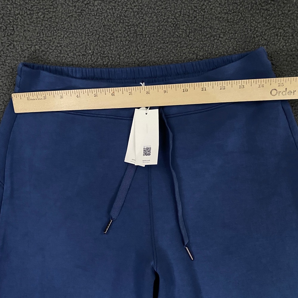 Spanx AirEssentials Pant Womens Large Blue Wide Leg Drawstring Athleisure - Picture 7 of 10